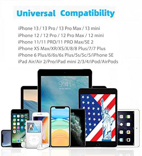 Wahbite Lightning to 3.5mm Audio Cable Compatible with iPhone 13/12/11/XR/XS/X/8/7/6 Plus/SE 2, iPad - color: White