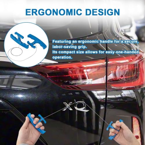 PSLER Car Emblem Removal Tool, Plate Line Car Badge Removal Tool - color: Blue