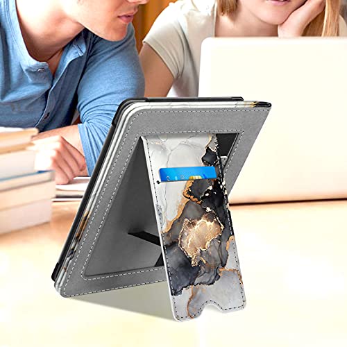 Fintie Stand Case for 6" Kindle Paperwhite 10th Gen 2018, Cloudy Marble - color: cloudy marble