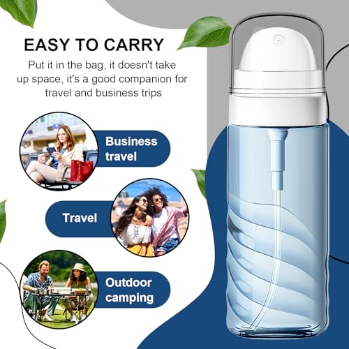 Yolaist 2 Pack 2oz/60ml Small Spray Bottle, Fine Mist TSA Travel Size Toiletries Sprayer – Refillable & Leak Proof Mini Empty Mister for Hair, Face Toner, Cleaning, Plants