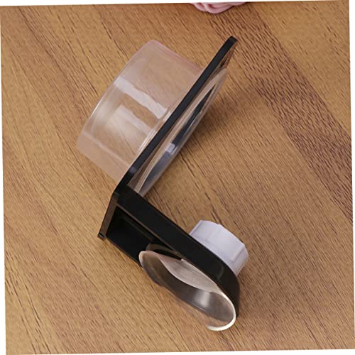 BESPORTBLE 4pcs Reptile Food and Water Bowls Durable Black Feeding Dishes for Lizard Gecko Turtle and More Easy to Clean Space-Saving Design Suitable for Tanks and Boxes