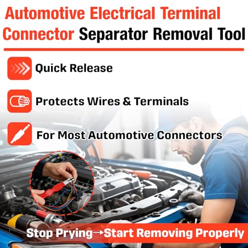 4 Pcs Automotive Electrical Terminal Connector Separator Removal Tool