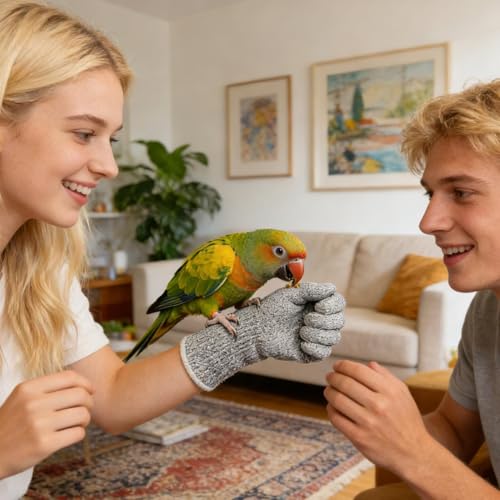 Animal Handling Gloves – Bite Proof Scratch Resistant Safety Gear, Reinforced Protective Design, Comfortable Long Wear Fit | - color: 25cm