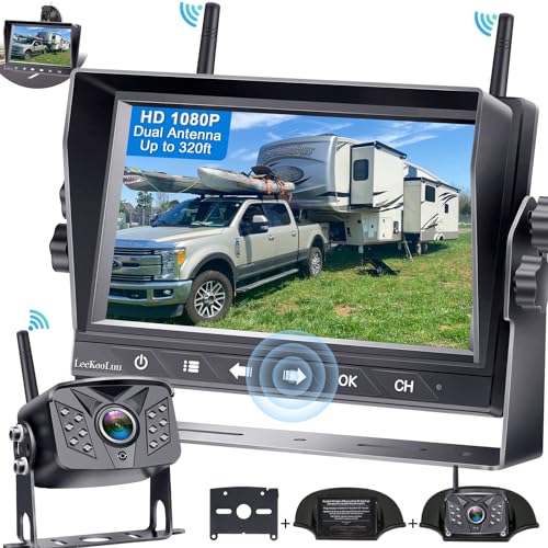 HD 1080P 7 inch RV Wireless Backup Camera: 15-Min Easy to Install - size: 7'' + RV Camera for RV