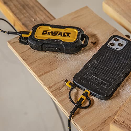 DEWALT Heavy Duty 3 in 1 Multi Charging Cord, 6ft Fast Charging Cord
