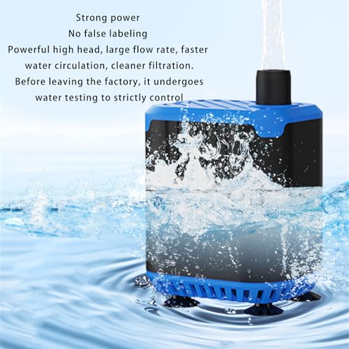 Aquariums Water with 4 Flows Submersed Design for Terrariums Turtles Tanks Circulations Aquariums - color: Tl2307d