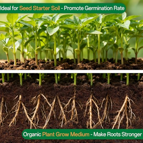 ZeeDix 8 Pack Coco Coir Brick (11.2lbs), 100% Organic Coconut Coir for Garden Soil & Potting Mix, Low EC and pH Balance, Compressed Coconut Husk Fiber for Seed Starter Soil for Indoor Outdoor Plants - size: 8pcs