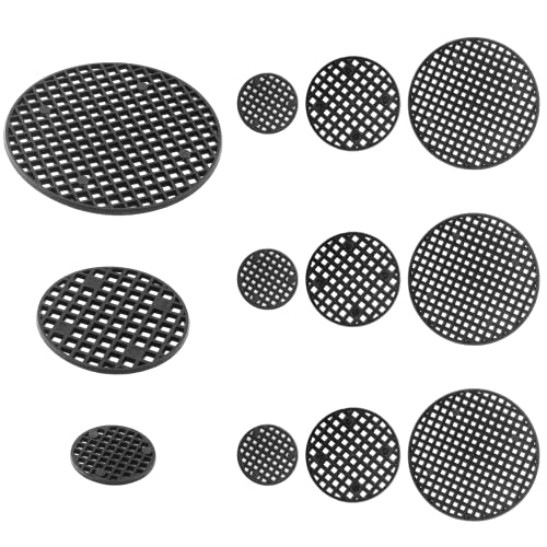 Bivethoi 150pcs Plant Pot Hole Cover - Bonsai Drainage Mesh Screens (3 Sizes, Black) - color: Black, size: 150pcs