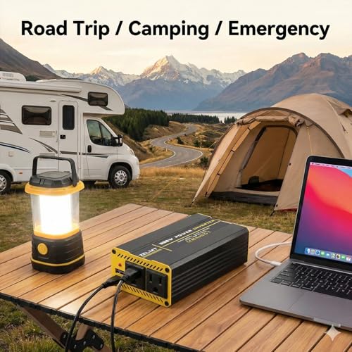 300W Car Power Inverter - DC 12V to 110V AC Car Plug Adapter