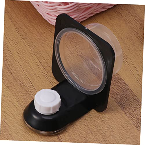 BESPORTBLE 2pcs Reptile Food Bowl Stable Fits Tanks Suction Cup Design Easy to Clean - size: Size 5