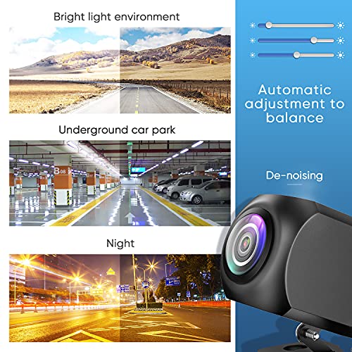 Pixelman HD Backup Camera License Plate Rear View Camera for Car