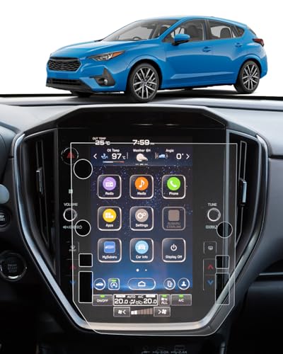 For 2025 2026 Subaru Crosstrek Anti-Glare Matte Screen Protector - 2024 2025 2026 Crosstrek Accessories (Premium/Sport/Limited/Wilderness) 9H Tempered Glass 11.6 Inch Navigation Touchscreen Reduce Fingerprints