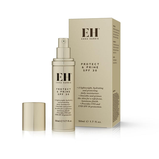 Emma Hardie Protect & Prime Spf 30 -| Moisturizer, Sunscreen, And Face Primer With Spf 30 And Vitamin E, Daily Facial Moisturize