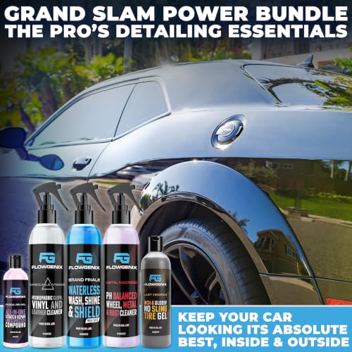Grand Slam 5-Pack - Waterless Car Wash Detailing Spray, Car Kit - color: Grand Slam 5-Pack