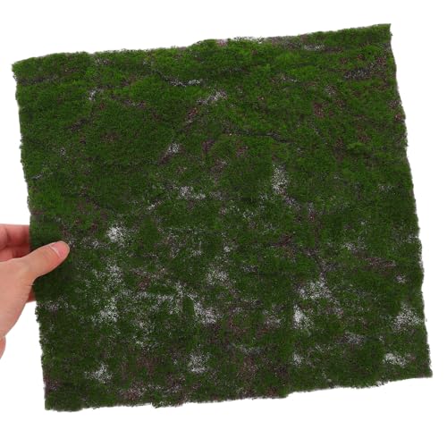 TOYANDONA Artificial Moss Grass Turf Mat 30x30cm Faux Moss Carpet for Home Garden Wedding Decor Reptile Terrarium Indoor Outdoor Artificial Greenery