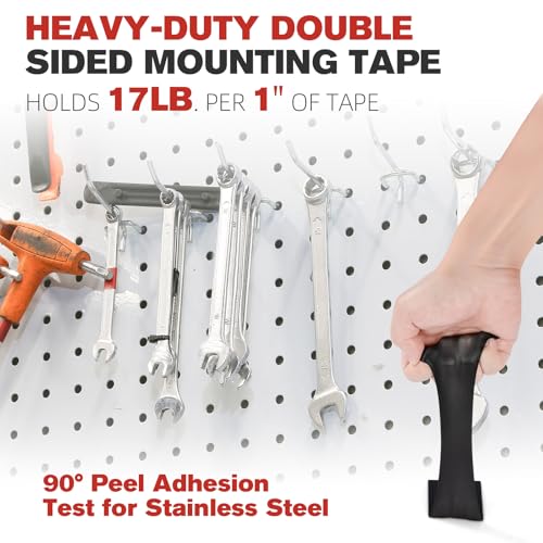 Double Sided Tape Heavy Duty 0.39" Mounting Tape VHB 5925 Black - color: Black, size: 0.39"×10ft