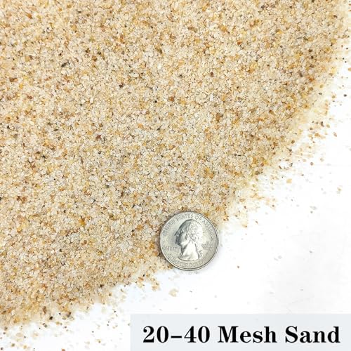 YISZM Aquarium Sand, 5lbs Beige Fish Tank Sand, Aquarium Gravel Substrate for Aquascaping, Vivariums, Terrariums, Plants and Crafts - color: Beige, size: 5 lbs