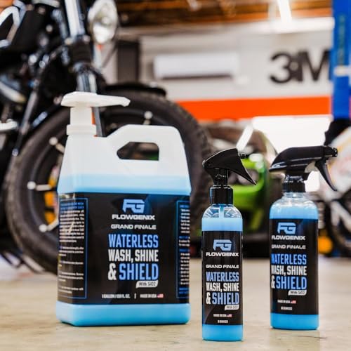 Waterless Car Wash Spray 8 oz - Motorcycle Cleaner (2-Pack) - color: Waterless Car Wash Spray (2-Pack)