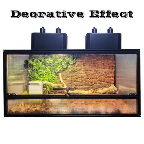 50 Gallon Bearded Dragon Tank, 36x18x18 Reptile Terrarium - size: 36x18x18" (50 Gallon)