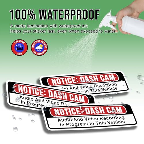 TAYTA Notice Dash Cam Audio and Video Recording, 3 Pcs 5" Style 02 - color: Style 1