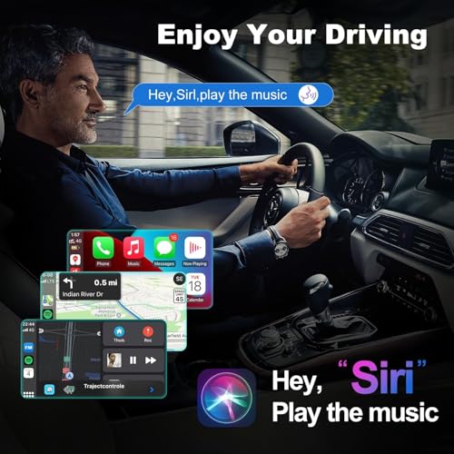 Wireless CarPlay Adapter for iPhone & Android Auto