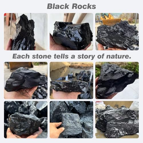 Unocho Aquarium Stone Fish Tank Rocks 5lb Natural Rocks for Aquariums Aquascaping Landscaping Model Tank Decoration Vivariums Paludarium Miniature and Fairy Garden(3"-6"-4pcs) - size: 5LB(4pcs)3-6in.