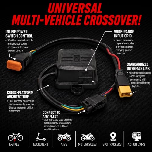 SPY SPOT XT60 E-Bike Charging Adapter 12-108V Input USB-A Output 5V/2.4A