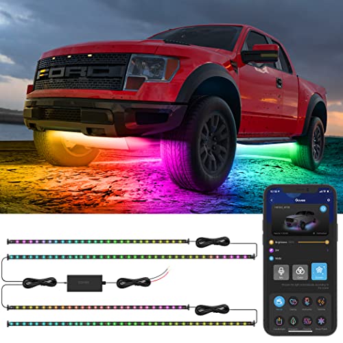Govee Underglow Car Lights, 4pcs, RGBIC, Smart LED Lights, App Control