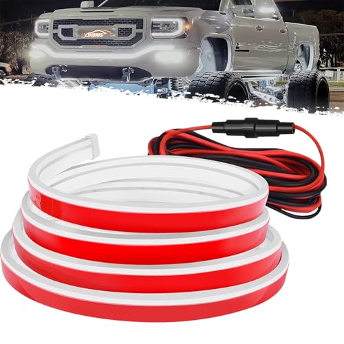 DIBMS 71" High Brightness Car Hood Gap LED Strip, Dynamic Car Ambient Light - color: White