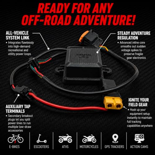 SPY SPOT XT60 E-Bike Charging Adapter 12-108V Input USB-A Output 5V/2.4A
