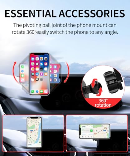 Car Phone Holder for Mazda CX-5 2017-2020 Accessories 7"Screen Magsafe Clip - size: for 2017-2020 Mazda CX-5 (7-Inch screen only)