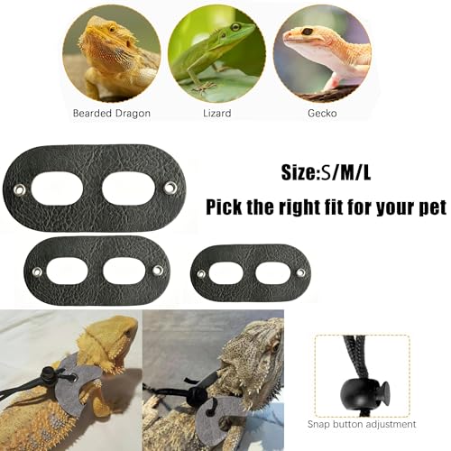 Portable Bearded Dragon Backpack Carrier with Leash and Harness Set, Beardie Carrier, Lizard Adjustable Harness with Leather Wings and Sling Bag, Reptile Small Pet Travel Cage - color: Pink