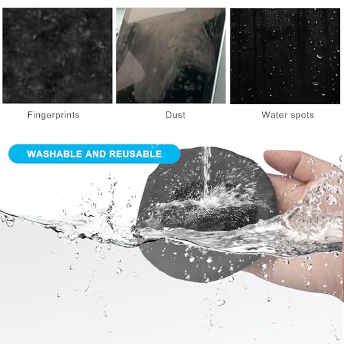 Ohleats Car Screen Cleaner, Microfiber Cleaning Pad - color: Round,1Pcs