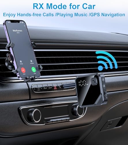 Bluetooth Transmitter Receiver for TV & Airplane AUX Adapter