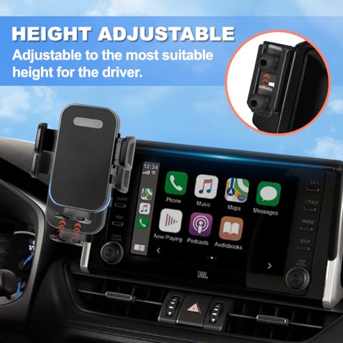 Car Phone Holder Compatible with Toyota RAV4 2019-2025 7/8-inch Screen Screen Fixed Clip, Phone Mount Accessories - size: 2019-2025 Toyota RAV4