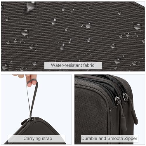 FYY Electronic Organizer, Travel Tech Pouch Bag, Large, Coffee - color: Coffee, size: 9.1 x 5.9 x 3.15 inches