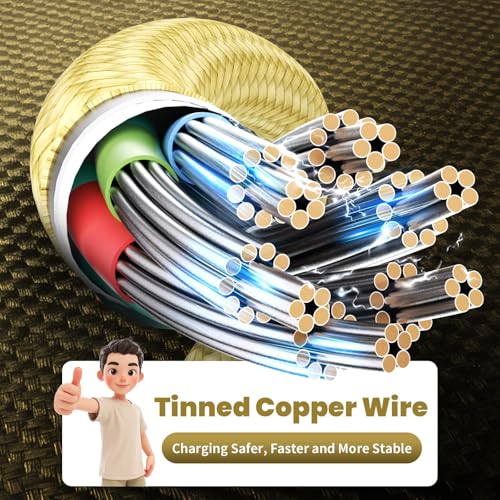 Travel Essentials Multi Charging Cable for iWatch Charger/iPhone 17, 5FT - color: Yellow, size: 1Pack 5FT