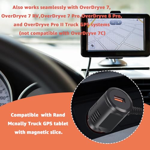 TND Car Charger for Rand McNally GPS TND Tablet 85,750,740