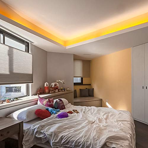 Water-Resistance IP65, 12V Waterproof Flexible LED Strip Light, 16.4ft/5m Cuttable LED Light Strips, 300 Units 3528 LEDs Lighting String, LED Tape(Orange) Power Adapter not Included - color: 1*16.4ft 3528 Orange