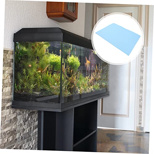 Aquarium Bottom Mat Thick Non-Skid Fish Tank Pad for Leveling and Insulation Household Tank Mat for Fishkeeping and Aquatic Environments - color: Blue