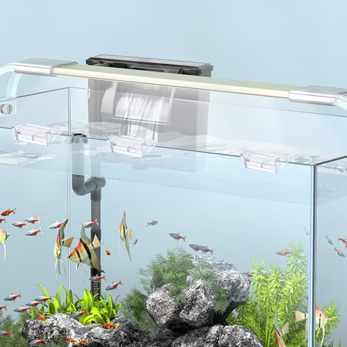 6Pcs Aquarium Lid Clips 5mm Aquarium Glass Top Clips | Acrylic Clear Tank Lid Support Holder Clips for Rimless Aquariums