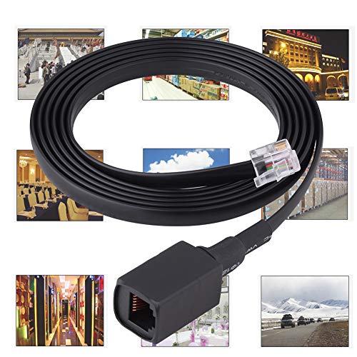 Microphone Extension Cable for 1.5M 6 Pin Removable Separation Handheld Mic Extension Cable Cord for Radio Talkie FT-7800R FT-8800R FT-7900R FT-8900R