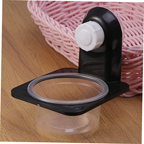 BESPORTBLE 2pcs Reptile Food Bowl Stable Fits Tanks Suction Cup Design Easy to Clean - size: Size 5