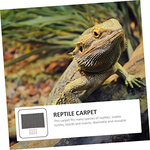Toddmomy Climbing Pet Habitat Mat Reptile Bedding for Turtles Snakes Lizards Moisturizing Function
