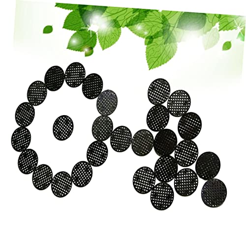 BESPORTBLE 100pcs Flower Pot Mesh Pad Diameter Anti-Corrosion Grid Mat for Breathable Bottom Drainage Net for Indoor and Outdoor Plant Growth