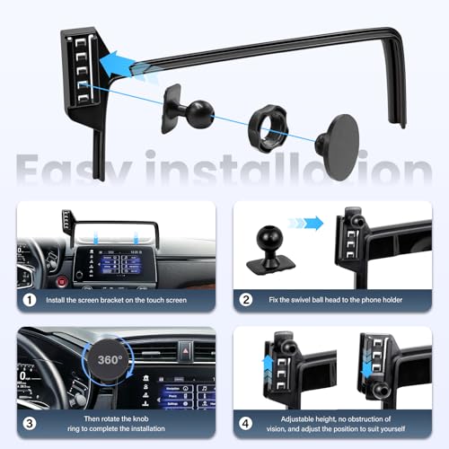 Car Phone Holder Compatible with Honda CRV 2017-2022 Accessories 5/7-inch Screen Fixed Clip, Magnet Cell Phone Mount - size: compatible with Honda CRV 2017-2022