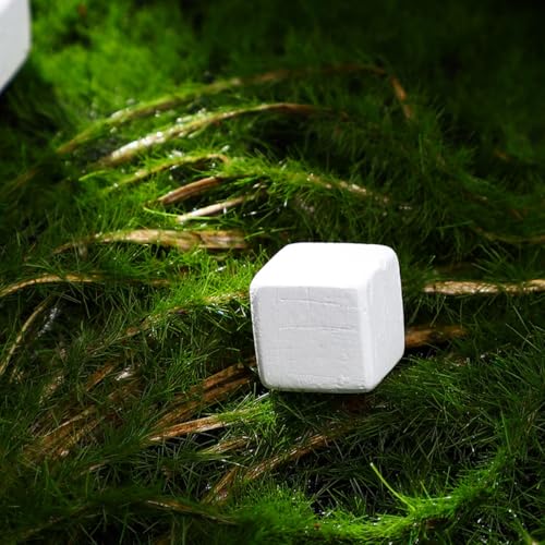 Unomor 30pcs Reptile Calcium Blocks Mineral for Tortoise Turtle Lizard and Amphibians, Natural Mineral Rock with Trace Elements for Shell Growth and Health Maintenance