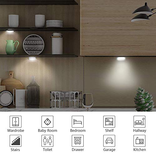 TYMXGHF USB Rechargeable LED Car Interior Dome Light 12V Bright Multi-Function Trunk Cargo Area Light Car Ceiling Roof Light for Vehicle RV Camping Bedroom Cabinet Stick on Anywhere 3 Colors