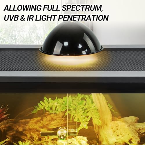 REPTI ZOO 20 Gallon PVC Reptile Terrarium, 24x18x12 inch Reptile Tank for Crested Gecko Leopard Gecko Snake Turtle Hermit Crab, Thermal Insulation Moisturizing - size: 24x18x12 inch