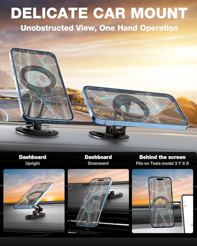 Smolink for MagSafe Phone Mount for Tesla Screen and Dashboard